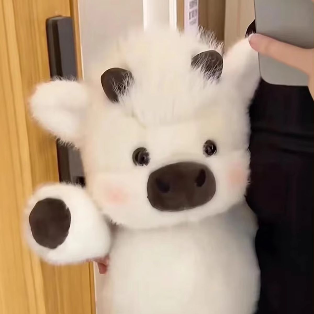 Ultra-Soft Giant Plush Running Pig Toy